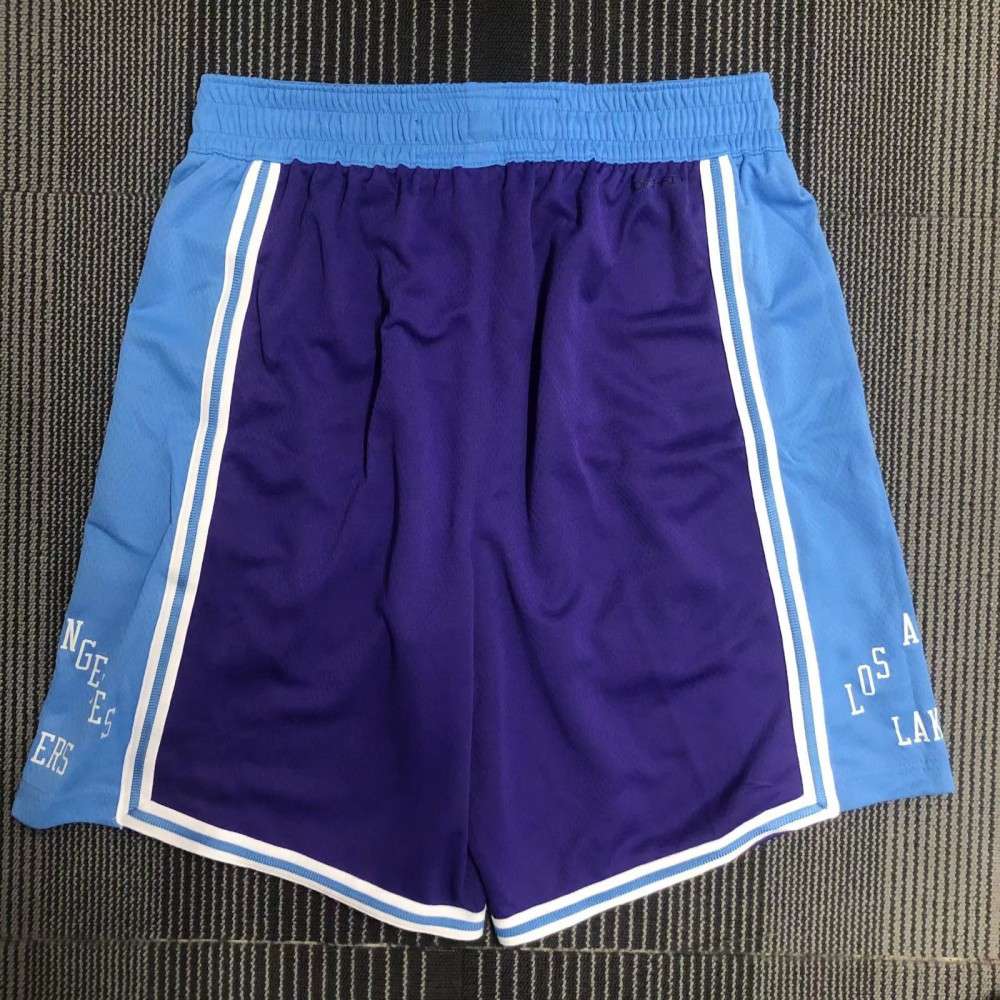 Men's Los Angeles Lakers Purple 2021/22 Diamond Swingman Shorts - City Edition-Pro Kit Vault | Brand New 26/27 Sports Jerseys